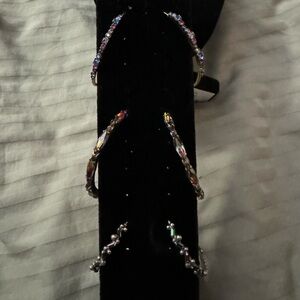 Bundle of 3 Large Loop Sorrelli Earrings